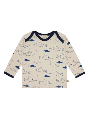 loud + proud Koszulka w kolorze kremowo-granatowym rozmiar: 110/116