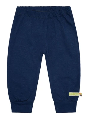 loud + proud Spodnie dresowe w kolorze granatowym rozmiar: 74/80