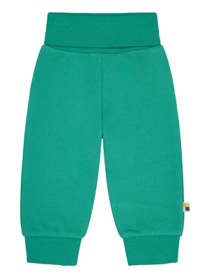 loud + proud Spodnie dresowe w kolorze zielonym rozmiar: 62/68