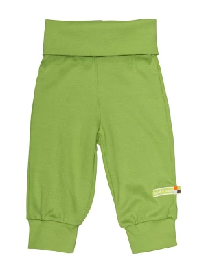 loud + proud Spodnie dresowe w kolorze zielonym rozmiar: 86/92