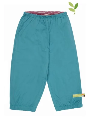 loud + proud Spodnie przeciwdeszczowe w kolorze błękitnym rozmiar: 86/92