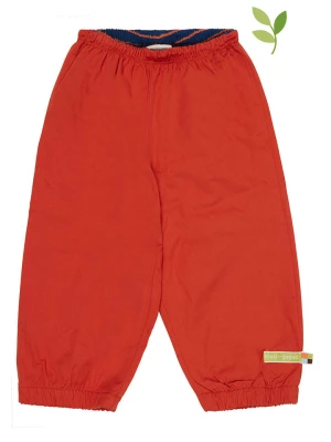loud + proud Spodnie przeciwdeszczowe w kolorze pomarańczowym rozmiar: 86/92
