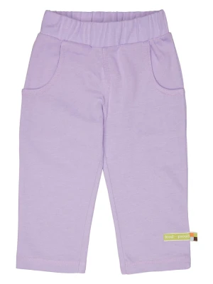 loud + proud Spodnie w kolorze fioletowym rozmiar: 110/116