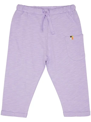 loud + proud Spodnie w kolorze fioletowym rozmiar: 110/116