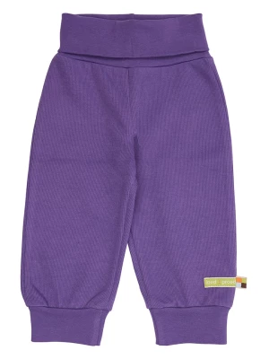 loud + proud Spodnie w kolorze fioletowym rozmiar: 110/116