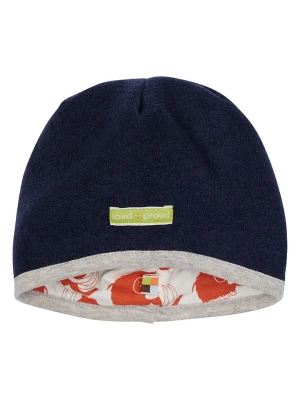 loud + proud Wełniana czapka w kolorze granatowym rozmiar: 74/80