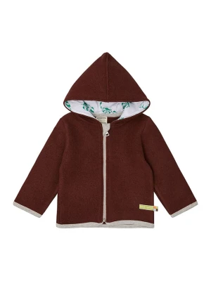 loud + proud Wełniana kurtka polarowa w kolorze brązowym rozmiar: 74/80