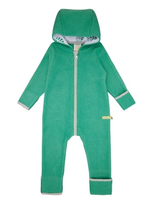 loud + proud Wełniany kombinezon polarowy w kolorze zielonym rozmiar: 74/80
