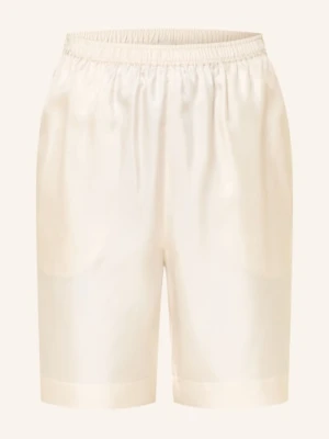 Loulou De Saison Jedwabne Szorty Zinia weiss