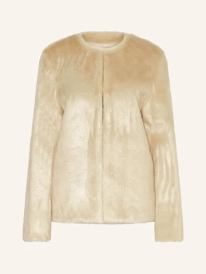 Loulou De Saison Kurtka Calista Ze Sztucznego Futra beige