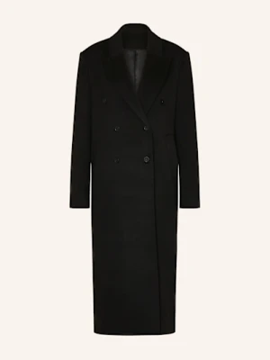 Loulou De Saison Płaszcz Wełniany Rosco schwarz