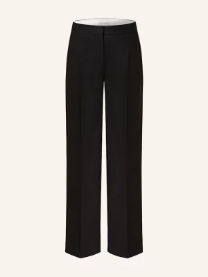 Loulou De Saison Spodnie Juno schwarz BLACK BLACK