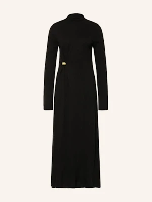 Loulou De Saison Sukienka Z Dzianiny Lucero Z Dodatkiem Kaszmiru schwarz