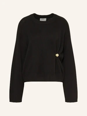 Loulou De Saison Sweter Z Kaszmiru Bill schwarz