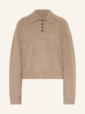 Loulou De Saison Sweter Z Kaszmiru Homere beige