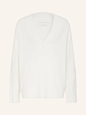 Loulou De Saison Sweter Z Kaszmiru Sage weiss