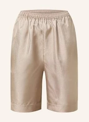 Loulou Studio Jedwabne Szorty Zinia beige