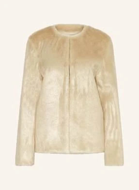 Loulou Studio Kurtka Calista Ze Sztucznego Futra beige