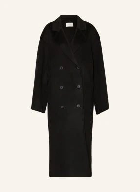 Loulou Studio Płaszcz Oversize Borneo schwarz