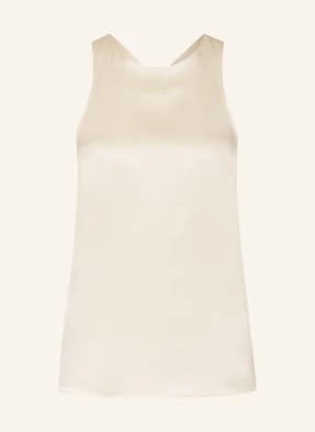 Loulou Studio Top Z Jedwabiu Estor beige