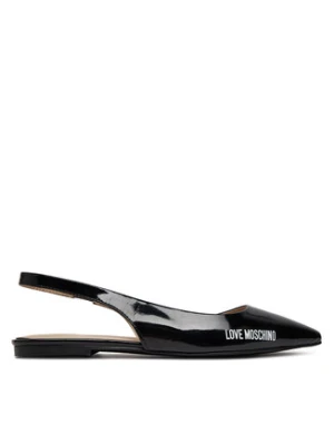 LOVE MOSCHINO Baleriny JA11021G1MIH0000 Czarny