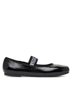 LOVE MOSCHINO Baleriny JA11071G1NII000041 Czarny