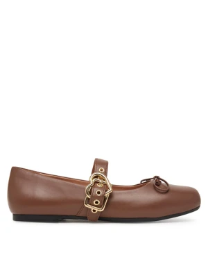 LOVE MOSCHINO Baleriny JA11091G1PIE0302 Brązowy