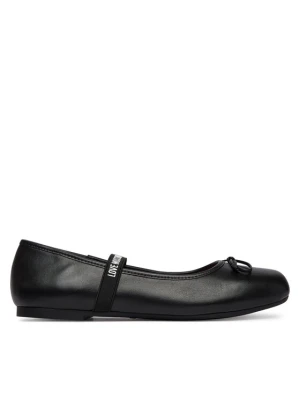 LOVE MOSCHINO Baleriny JA11121G1OIE0000 Czarny
