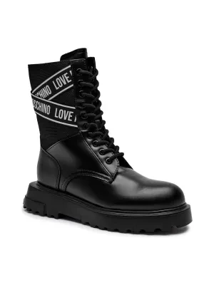 Love Moschino Botki | z dodatkiem skóry