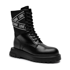 Love Moschino Botki | z dodatkiem skóry