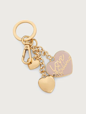 Love Moschino brelok damski metalowy złoty