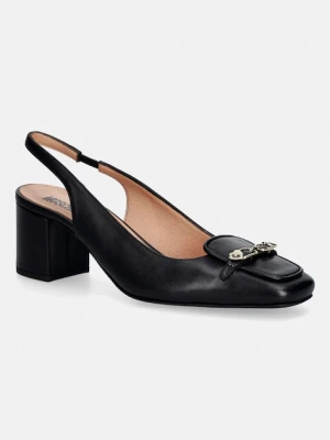 Love Moschino czółenka skórzane