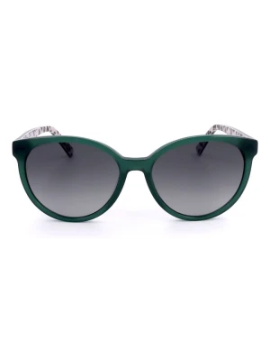 Love Moschino Damskie okulary przeciwsłoneczne w kolorze zielono-granatowym rozmiar: 56