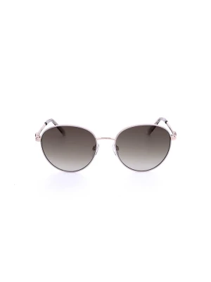 Love Moschino Damskie okulary przeciwsłoneczne w kolorze złoto-szarym rozmiar: 55