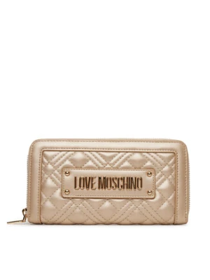 LOVE MOSCHINO Duży Portfel Damski JC5600PP1MLA196A Złoty