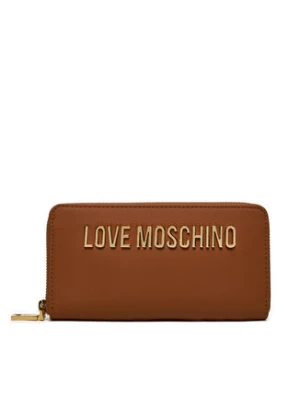 LOVE MOSCHINO Duży Portfel Damski JC5611PP1LKD0208 Brązowy