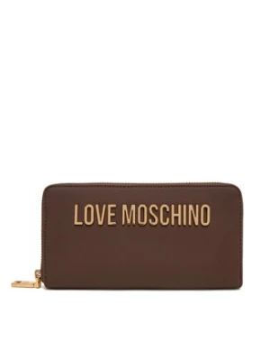 LOVE MOSCHINO Duży Portfel Damski JC5611PP1NKD0301 Brązowy