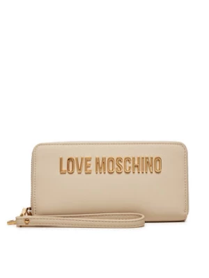 LOVE MOSCHINO Duży Portfel Damski JC5620PP1LKD0110 Écru