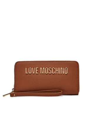 LOVE MOSCHINO Duży Portfel Damski JC5620PP1LKD0208 Brązowy