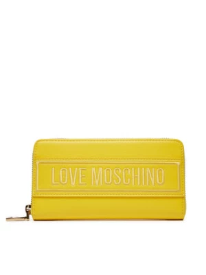 LOVE MOSCHINO Duży Portfel Damski JC5640PP0IKG140A Żółty