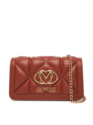 LOVE MOSCHINO Duży Portfel Damski JC5640PP1NLC0312 Brązowy