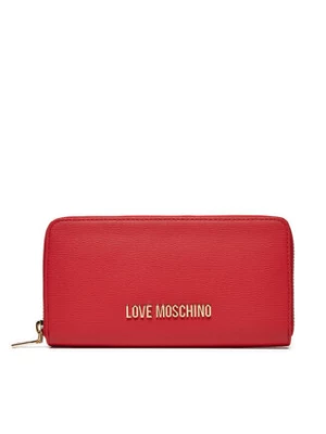 LOVE MOSCHINO Duży Portfel Damski JC5700PP0LLD0500 Czerwony