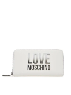 LOVE MOSCHINO Duży Portfel Damski JC5730PP0MKD0100 Biały