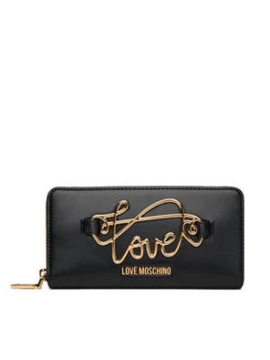 LOVE MOSCHINO Duży Portfel Damski JC5733PP0MKG0000 Czarny