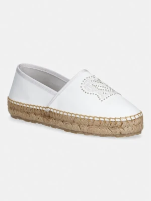 Love Moschino espadryle damskie skórzane