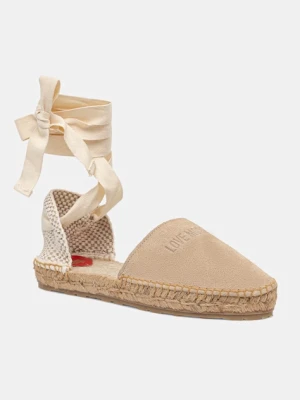 Love Moschino espadryle damskie zamszowe