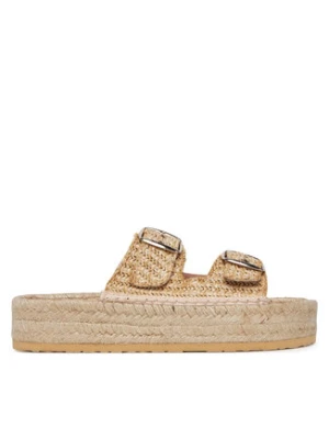 LOVE MOSCHINO Espadryle JA28393G0MJQ0107 Beżowy