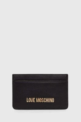 Love Moschino etui na karty kolor czarny JC5640PP1LLD0000