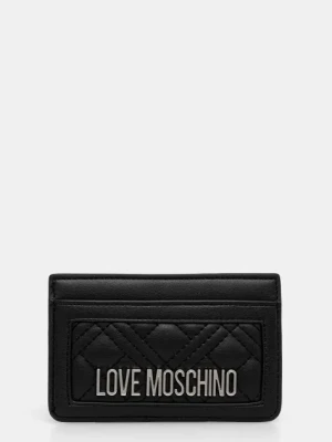 Love Moschino etui na karty kolor czarny JC5659PP0MLA000B