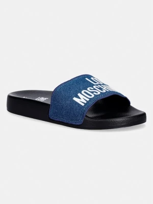 Love Moschino klapki niebieski